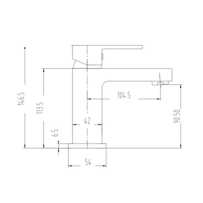 Blade Mini Cloakroom Basin Mixer